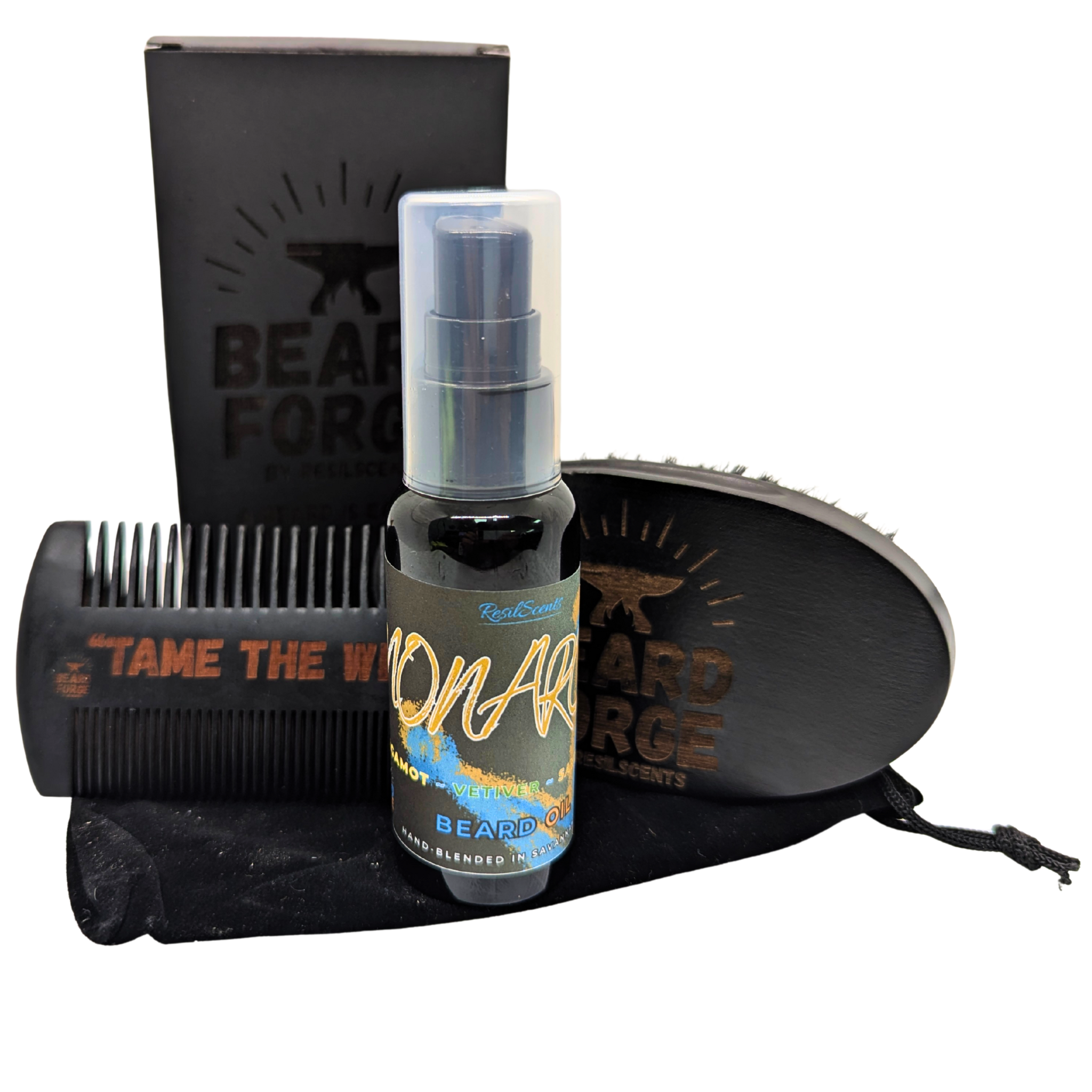 Beard Forge™ Premium Grooming Set | Refined. Rugged. Resilient.
