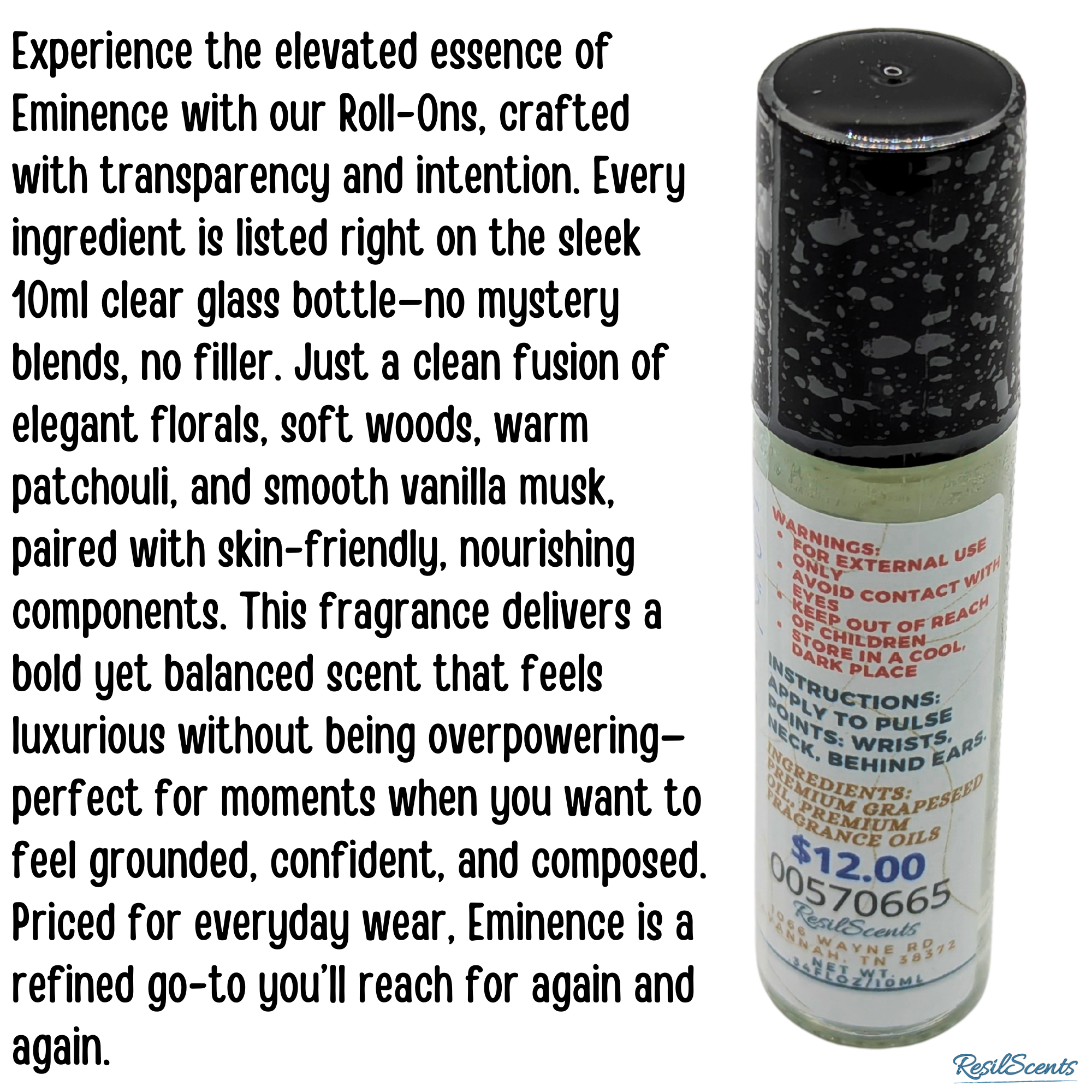 Eminence Roll-On Oil – Luxe Vibes in Your Pocket | ResilScents™