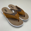PROPET Easton Cushion Flip Flop Sandal Leather Men's Sz 9.5 XX(5E) Tan MSV011P