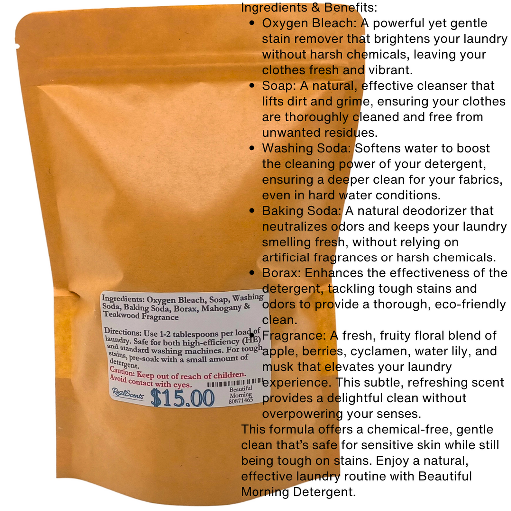 Beautiful Morning™ Laundry Detergent | Fresh Fruity Floral Clean – ResilScents™