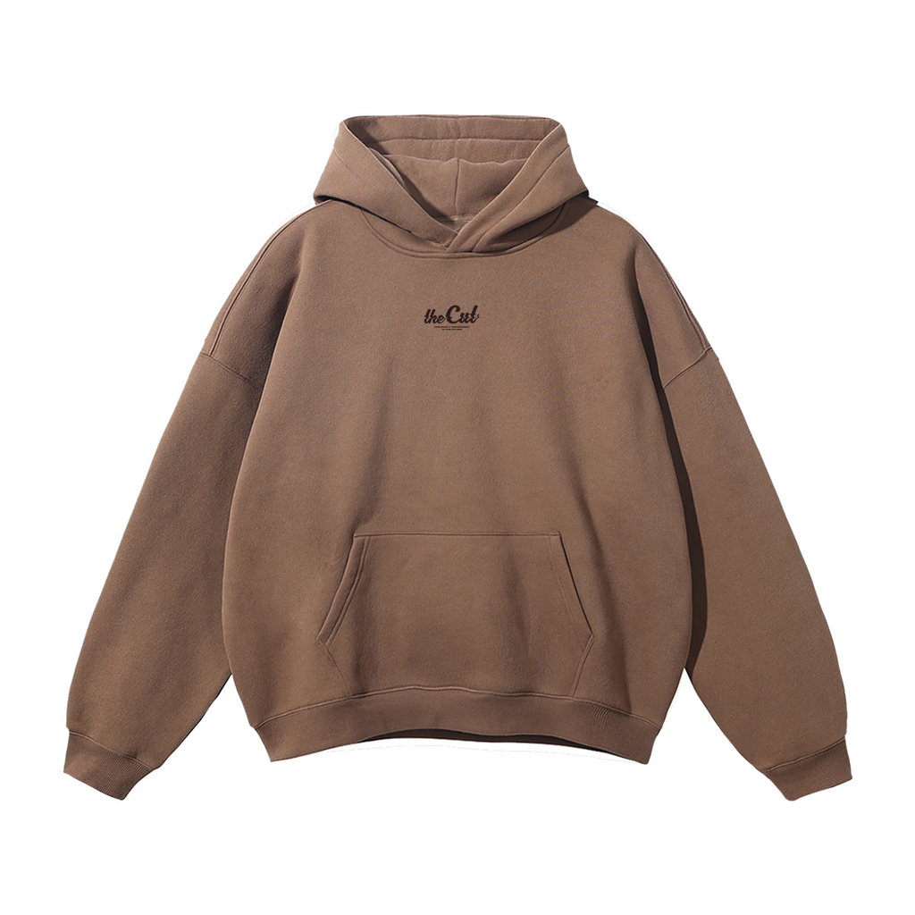 theCut Glitch Wave Coffee Print Hoodie