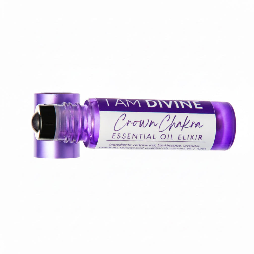 I Am Divine Essential Oil Elixir - Crown Chakra - Spiritual Guidance - Divinity - Intuition