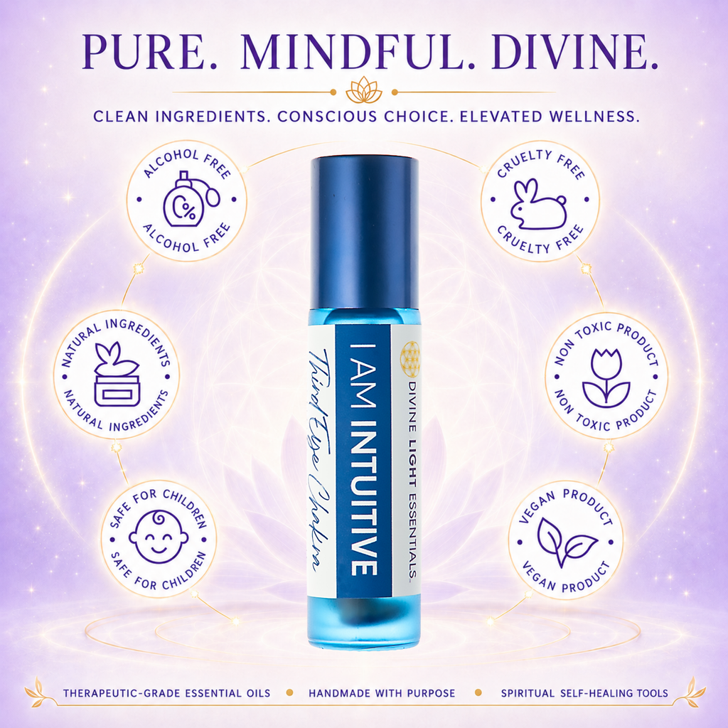 I Am Intuitive Essential Oil Elixir - Third Eye Chakra - Telepathy - Lucid Dreaming - Spirit Guides