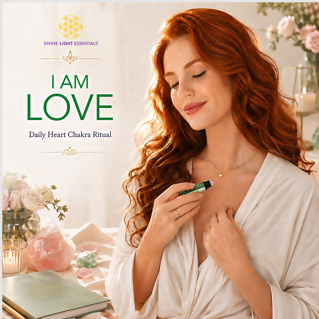 I Am Love Essential Oil Elixir - Heart Chakra - Self-love - Compassion - Forgiveness