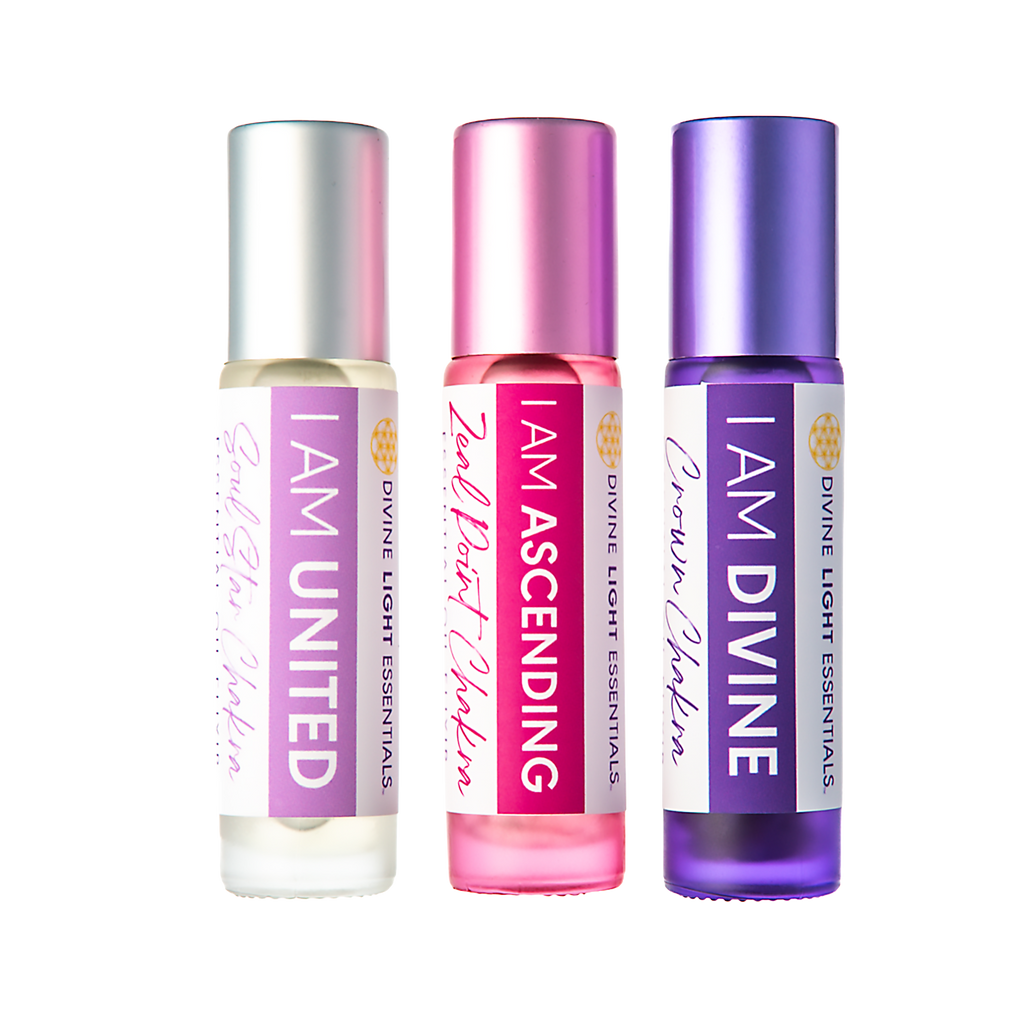 Lift Yourself Elixir Bundle - Essential Oils for Unity Consciousness - Ascension - Intuition - 3 Roller Bottles