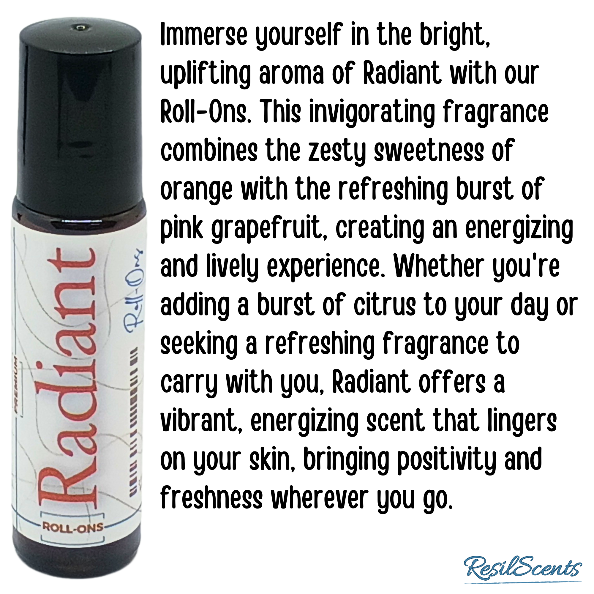 Radiant Roll-On Oil – Citrus Brightness On the Go | ResilScents™