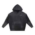 Not for Everyone Vintage Washed Frayed Fleece Hoodie