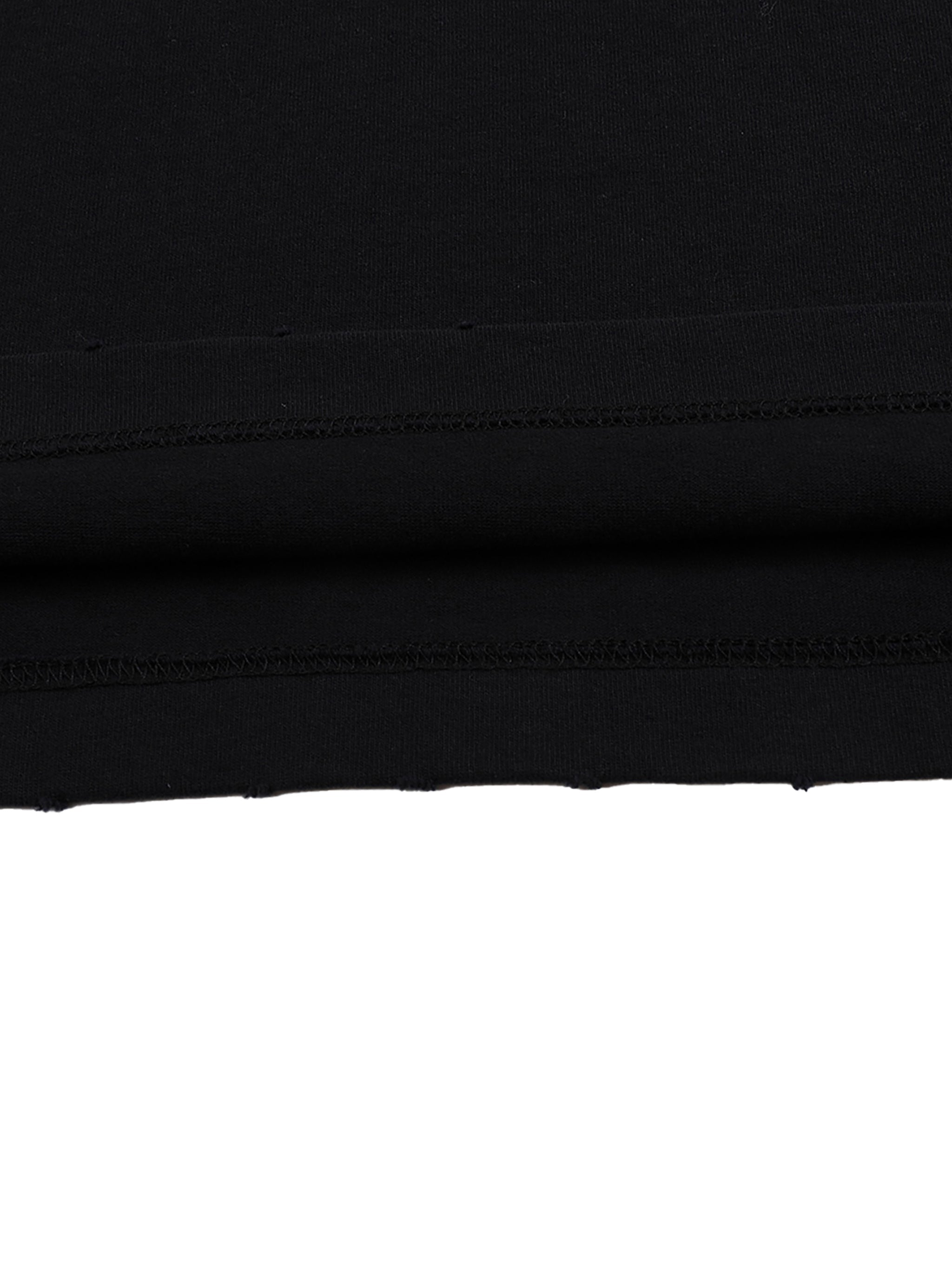 theCut Lightning Burst Tee Black