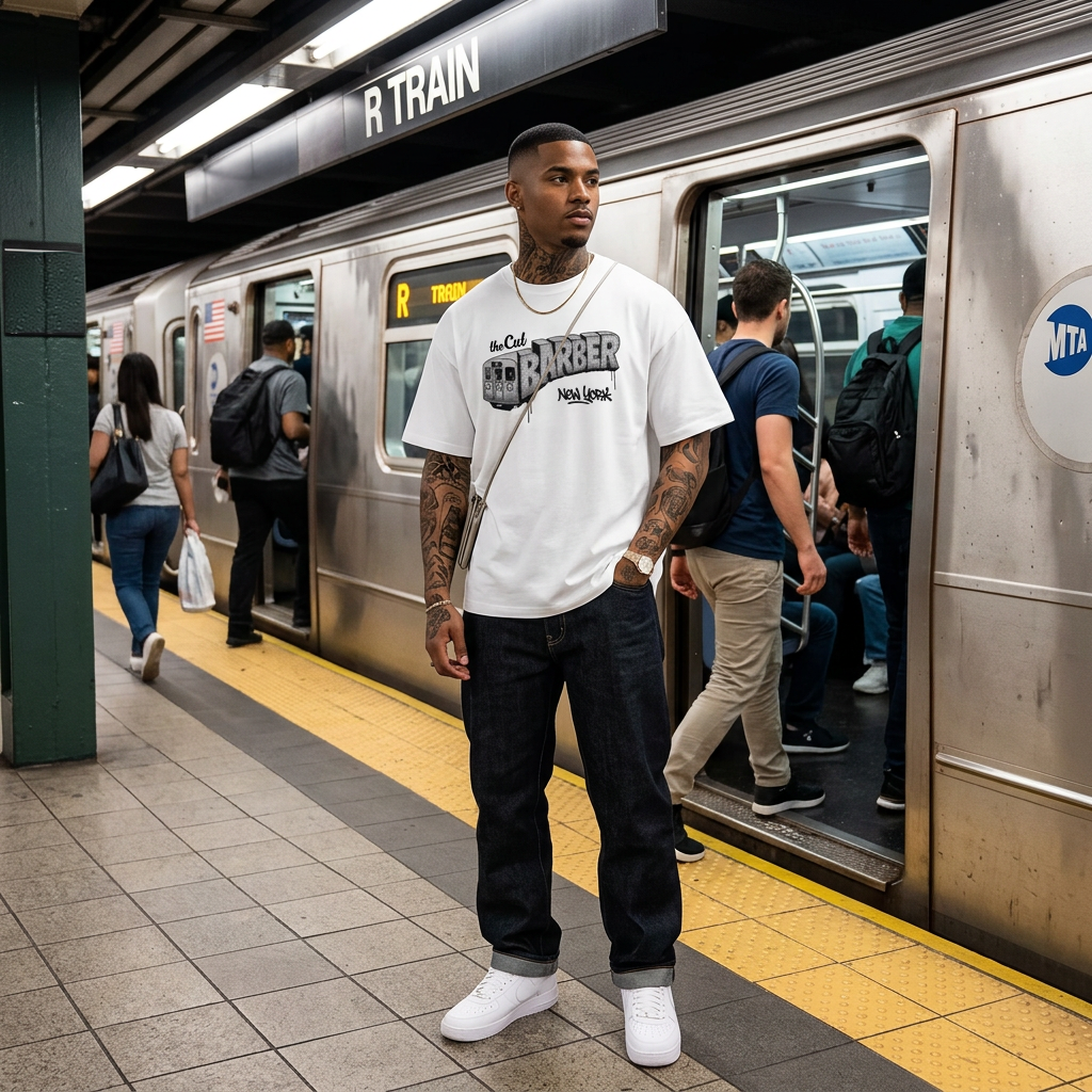 Barber Train New York Tee